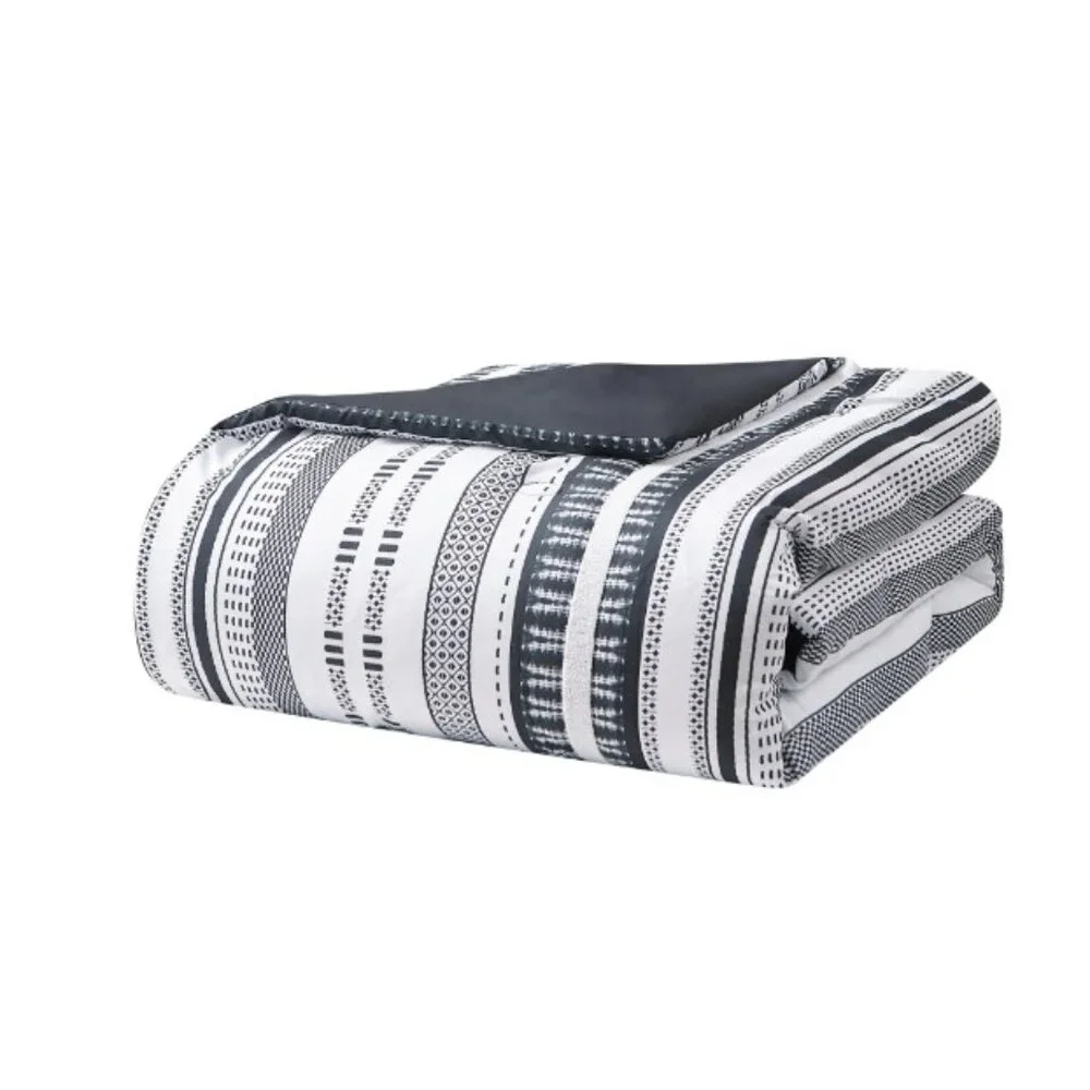 NEW KING SIZE 10 Piece Bed in a Bag Comforter Bedding Sheets 3 Decorative Pillow